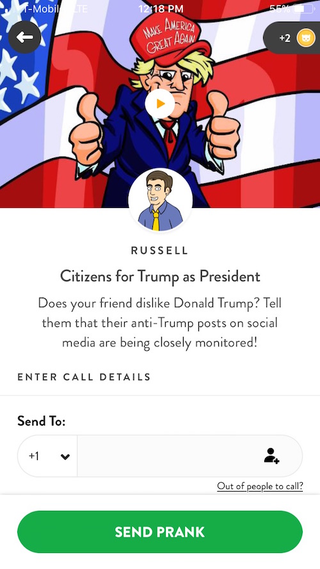 The Trump prank